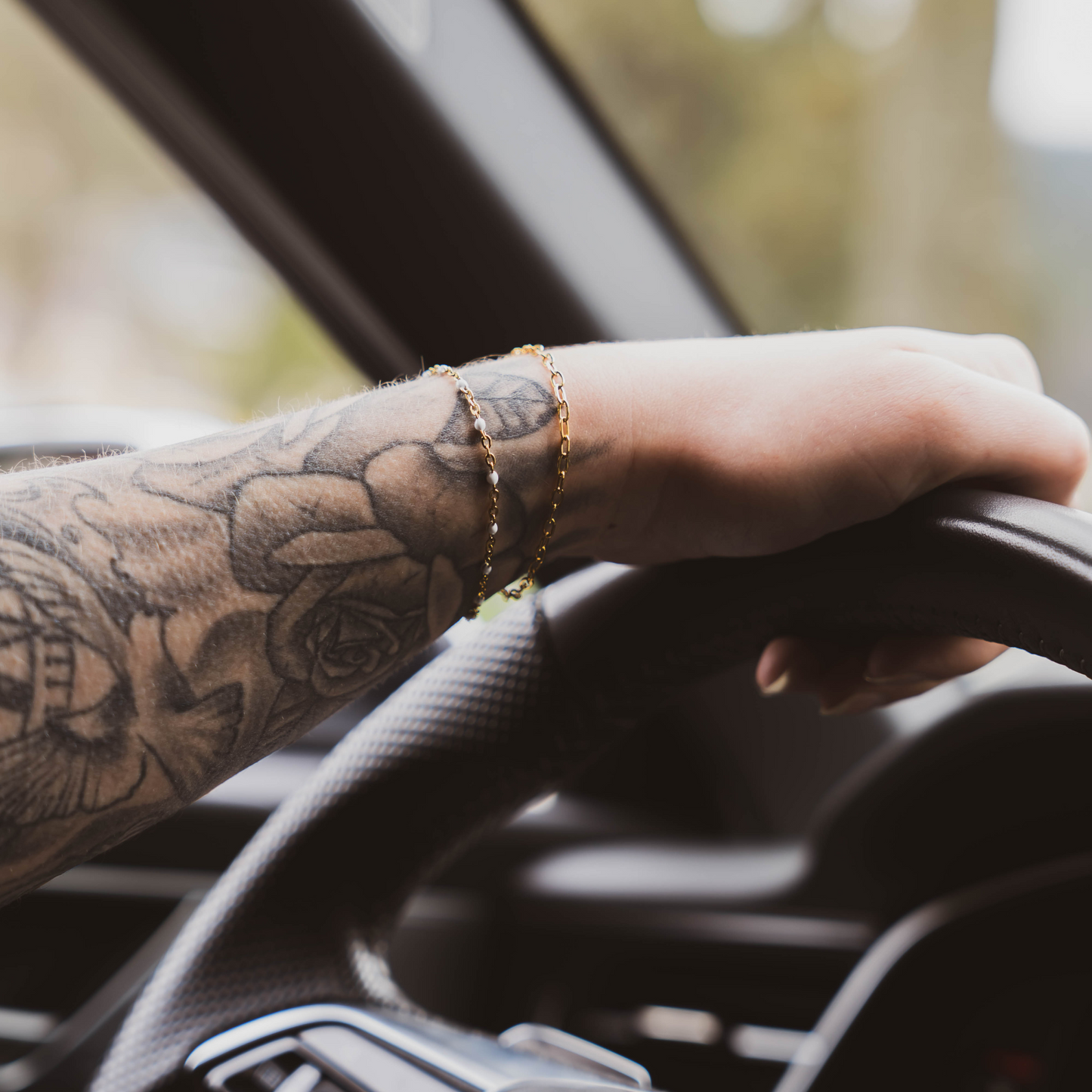 Filigrane Armkettchen /PVD Goldbeschichtet