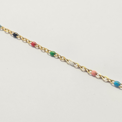 Filigrane Armkettchen /PVD Goldbeschichtet