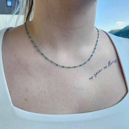 Filigrane Halskette/Edelstahl