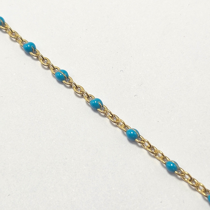 Filigrane Armkettchen /PVD Goldbeschichtet