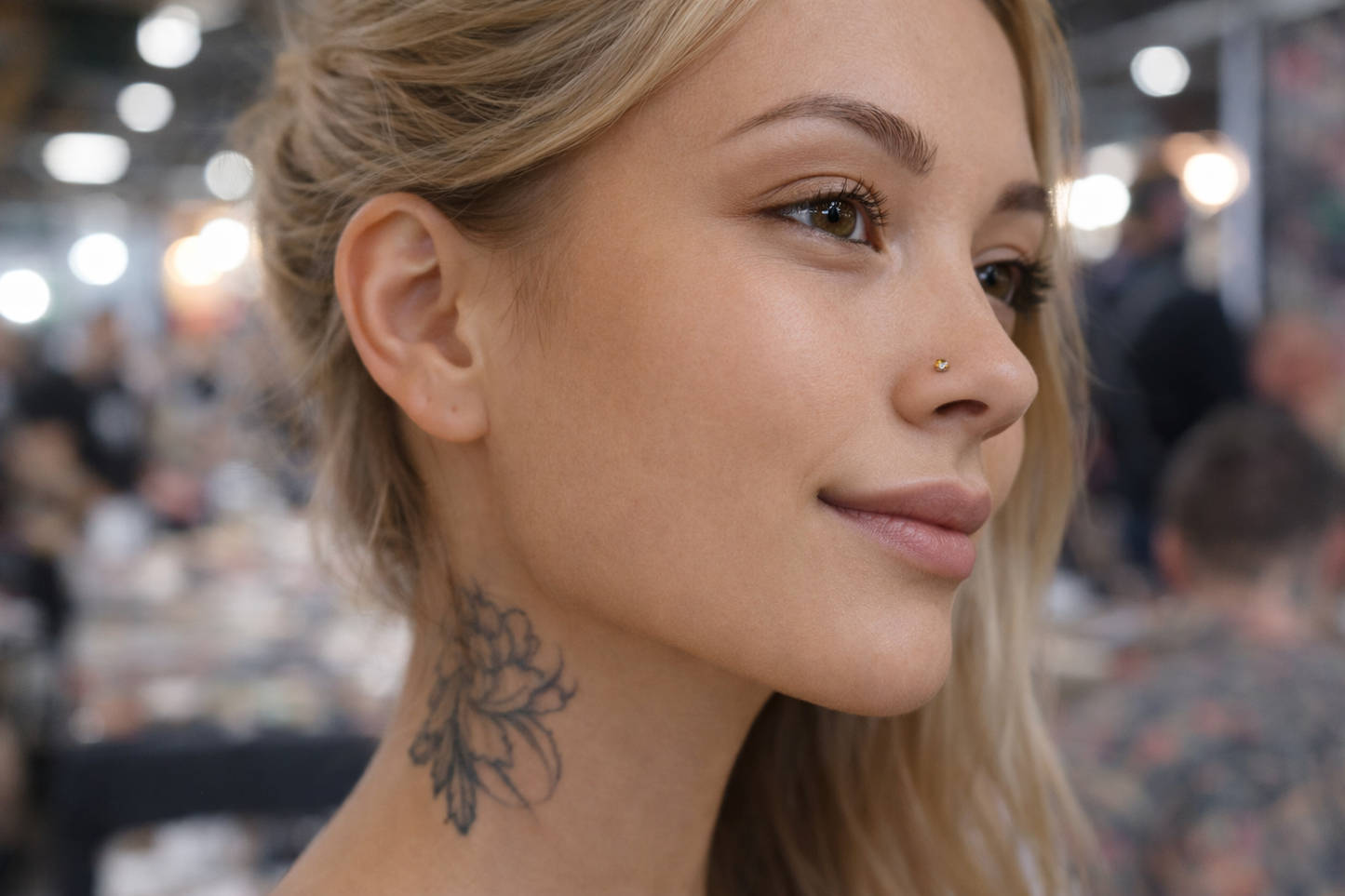 Nasenstecker aus 750 Gelbgold mit Diamant – filigran & hochwertig